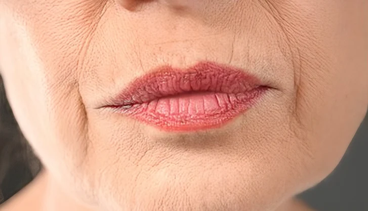Before Ultherapy treatment highlighting loose skin and contour before non‑surgical skin tightening at Halcyon Aesthetics Dubai.